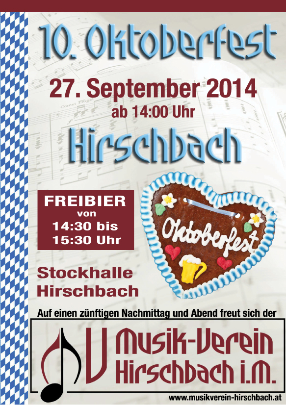 Flyer Oktoberfest 2014